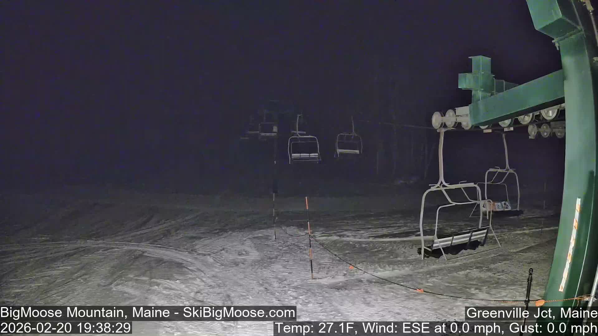 Big Moose Mountain Live Cam 2  Chairlift View - , Maine USA