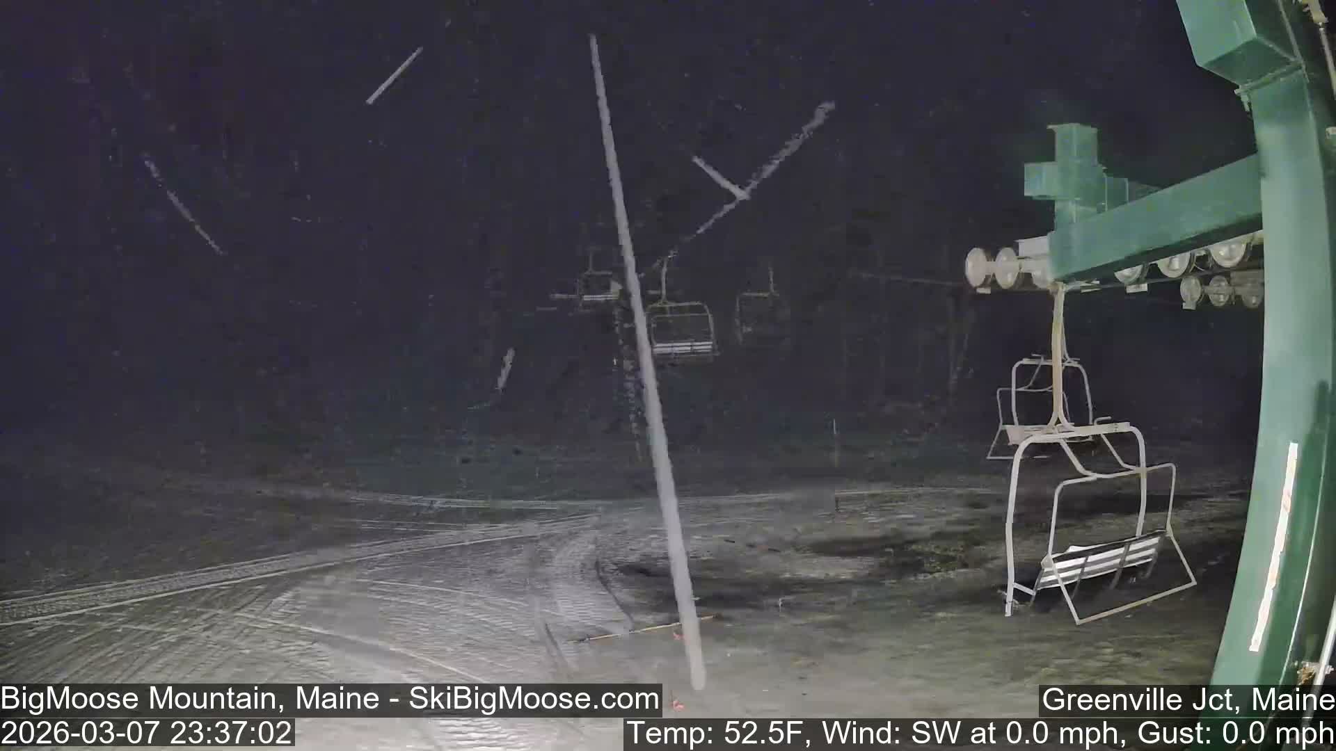 Big Moose Mountain Live Cam 2  Chairlift View - , Maine USA