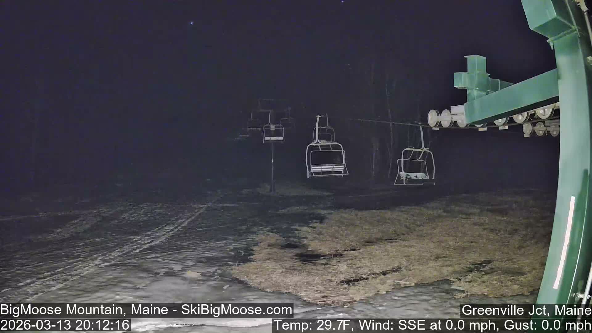 Big Moose Mountain Live Cam 2  Chairlift View - , Maine USA