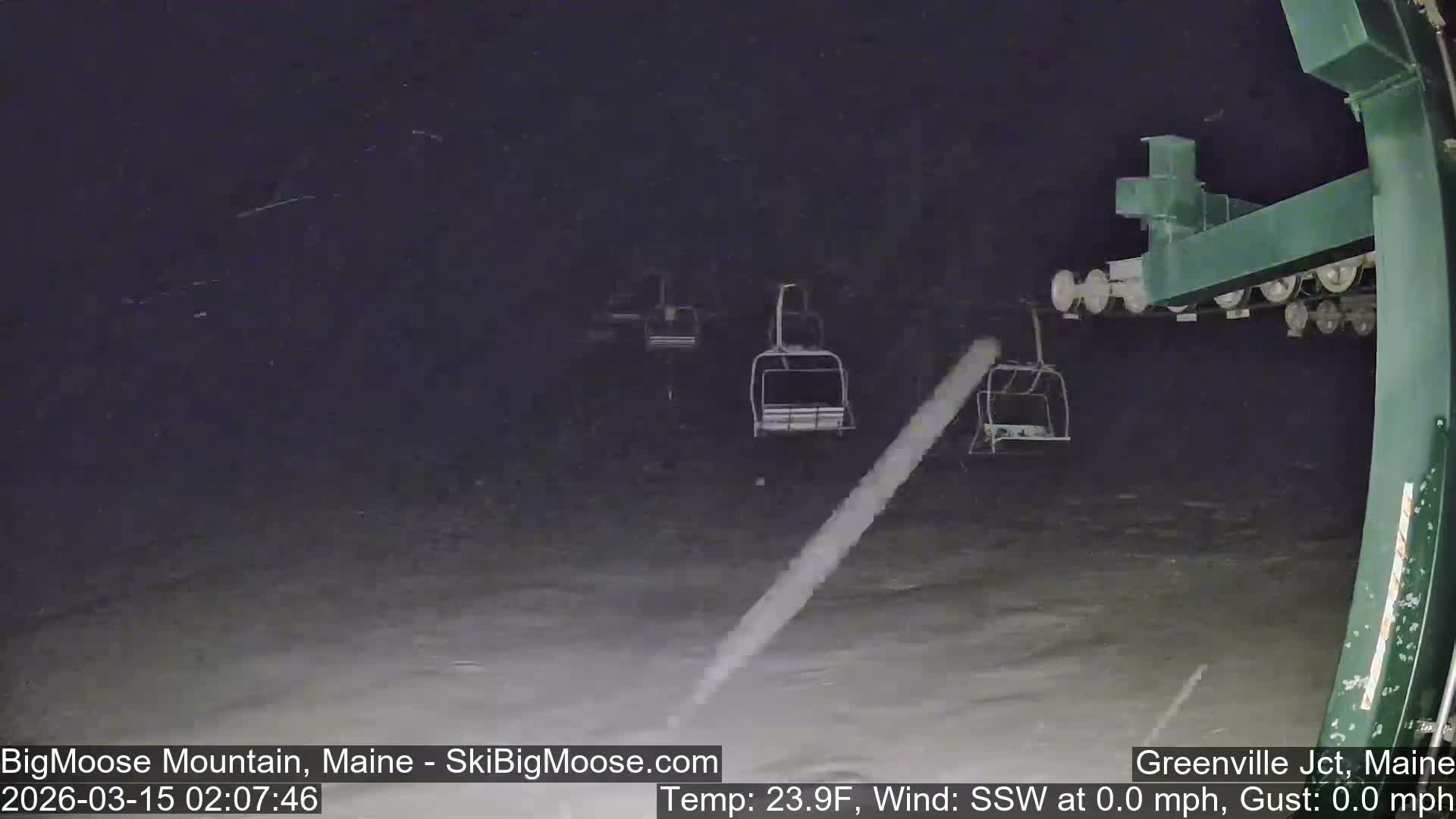 Big Moose Mountain Live Cam 2  Chairlift View - , Maine USA