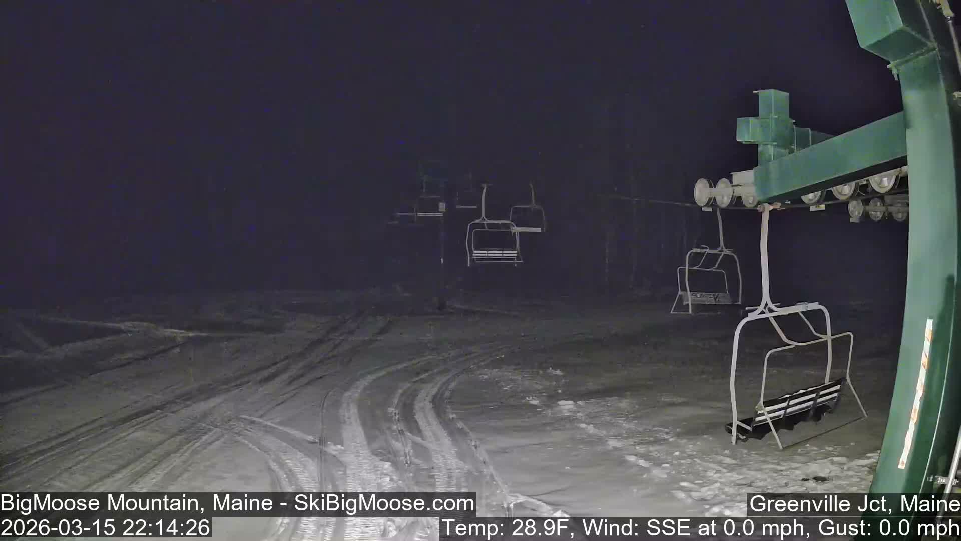 Big Moose Mountain Live Cam 2  Chairlift View - , Maine USA