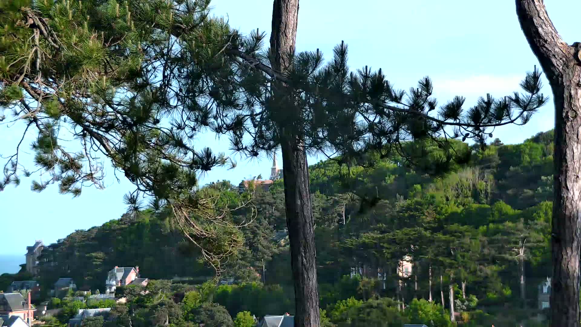 Etretat Commune Skyline PTZ Live Cam - Le Havre, Seine-Maritime, 	Normandie, France