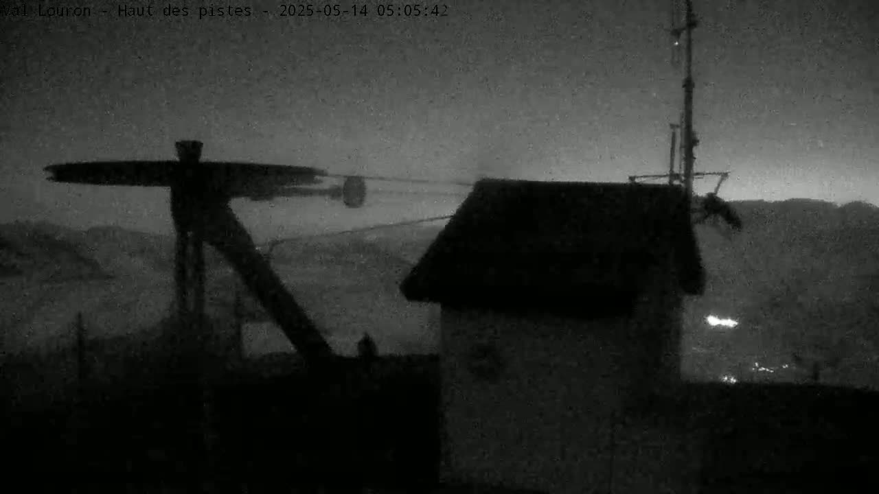 Loudenvielle, Val Louron Ski Slopes Live Cam - Bagnères-de-Bigorre, Hautes-Pyrenees, 	Occitanie, France
