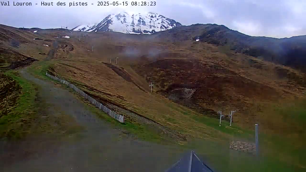 Loudenvielle, Val Louron Ski Slopes Live Cam - Bagnères-de-Bigorre, Hautes-Pyrenees, 	Occitanie, France
