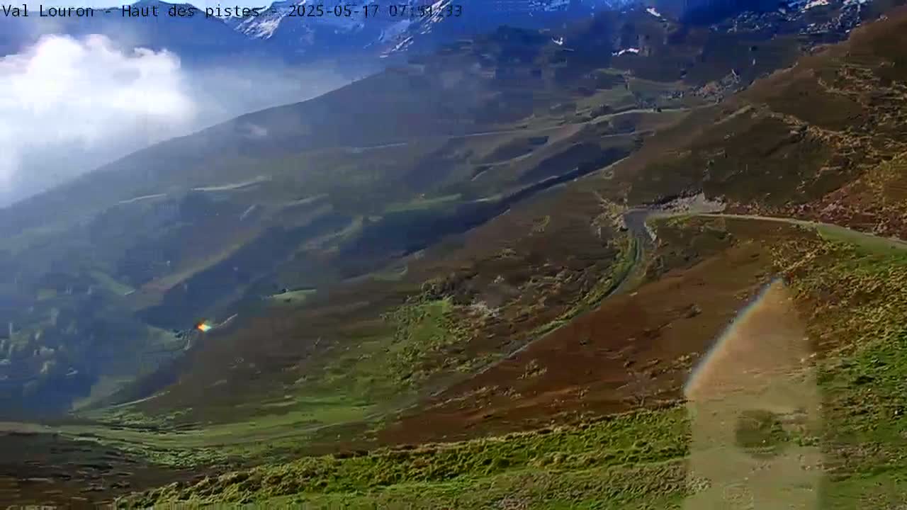 Loudenvielle, Val Louron Ski Slopes Live Cam - Bagnères-de-Bigorre, Hautes-Pyrenees, 	Occitanie, France