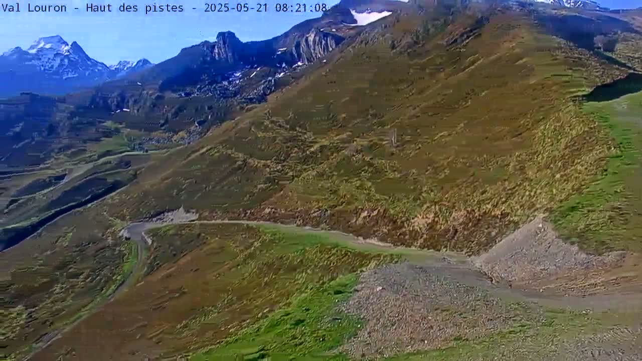 Loudenvielle, Val Louron Ski Slopes Live Cam - Bagnères-de-Bigorre, Hautes-Pyrenees, 	Occitanie, France