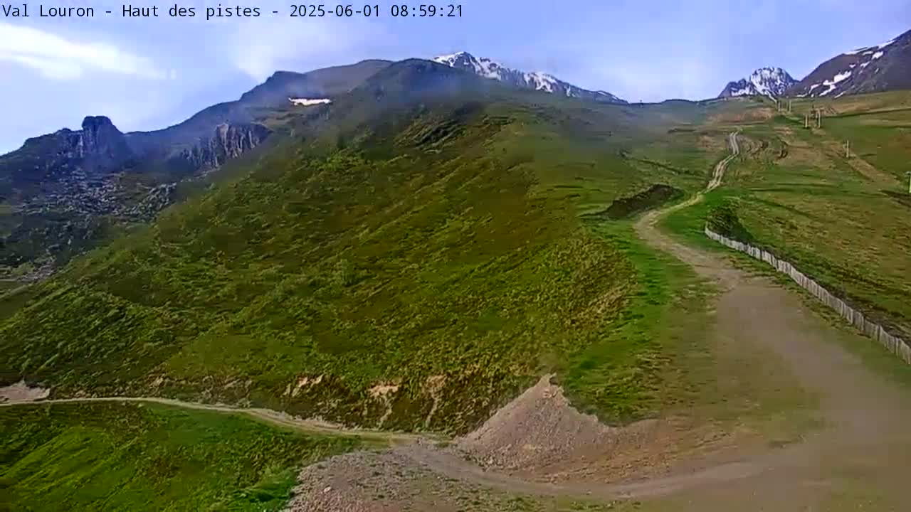Loudenvielle, Val Louron Ski Slopes Live Cam - Bagnères-de-Bigorre, Hautes-Pyrenees, 	Occitanie, France