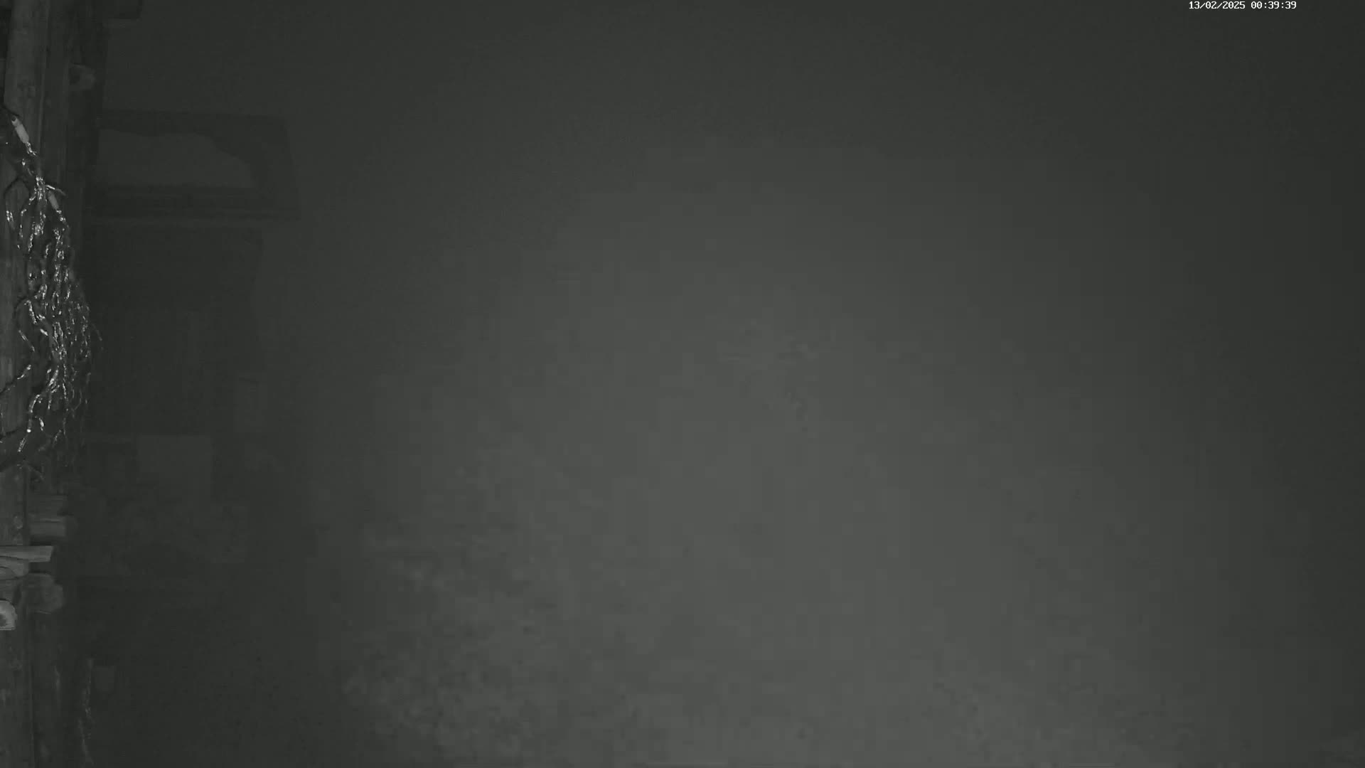 A dark gray wall is shown, with a piece of chain hanging on the left.
