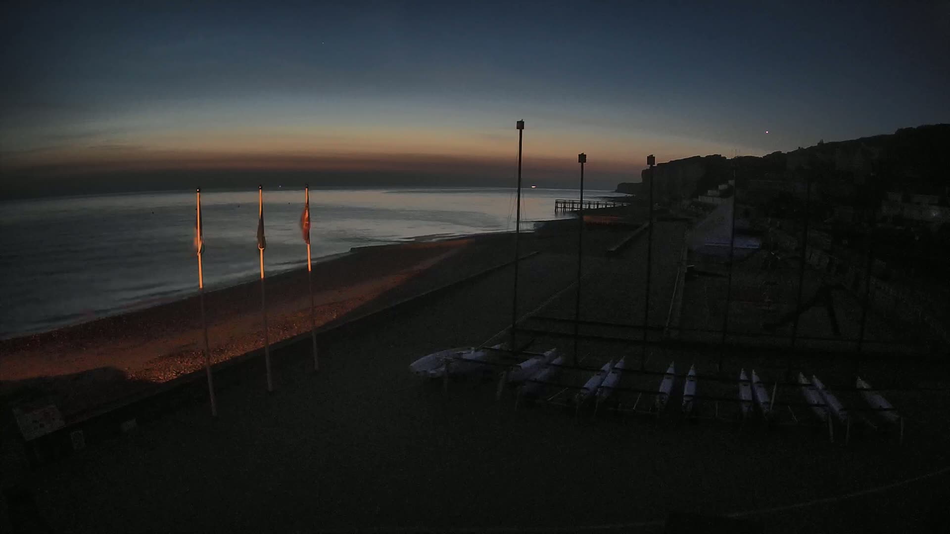 Plage de Veules-les-Roses Beach Live Cam - Dieppe, Seine-Maritime, Normandie, France