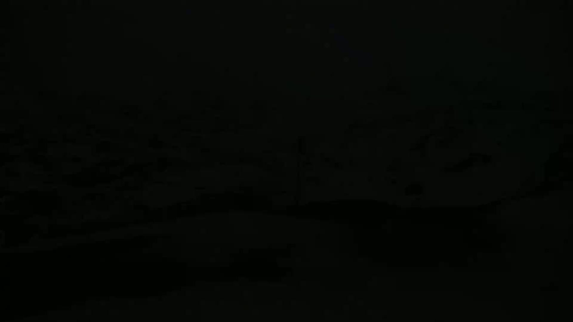 The image is extremely dark, showing only indistinct shapes and textures that suggest a nighttime outdoor scene.