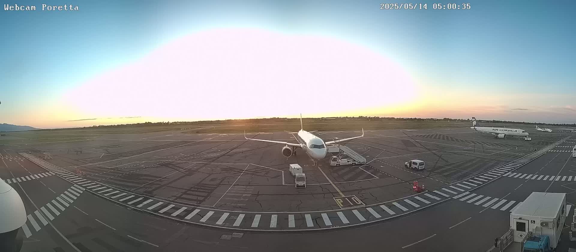 Aeroport Bastia Poretta Airport Live Cam BIA/LFKB - Bastia, Haute-Corse, Corse, France