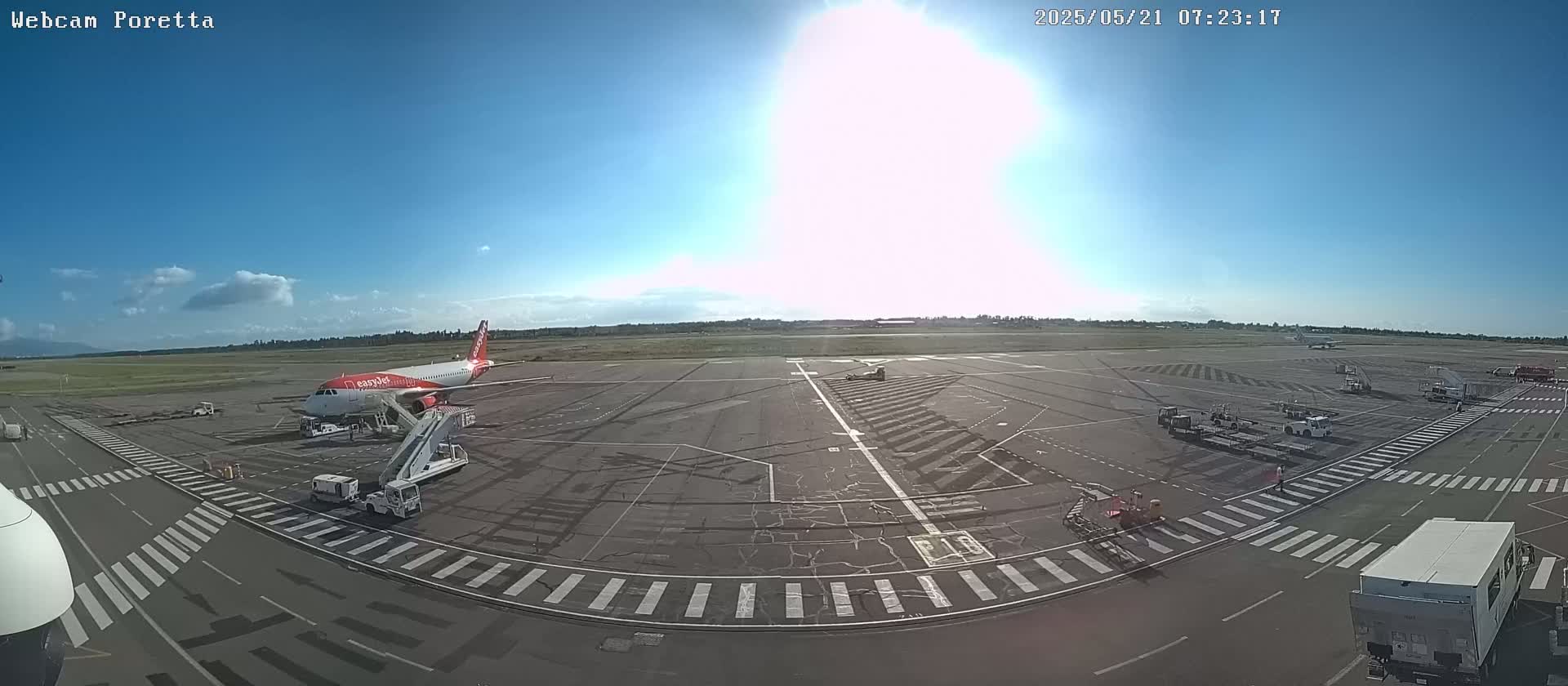 Aeroport Bastia Poretta Airport Live Cam BIA/LFKB - Bastia, Haute-Corse, Corse, France