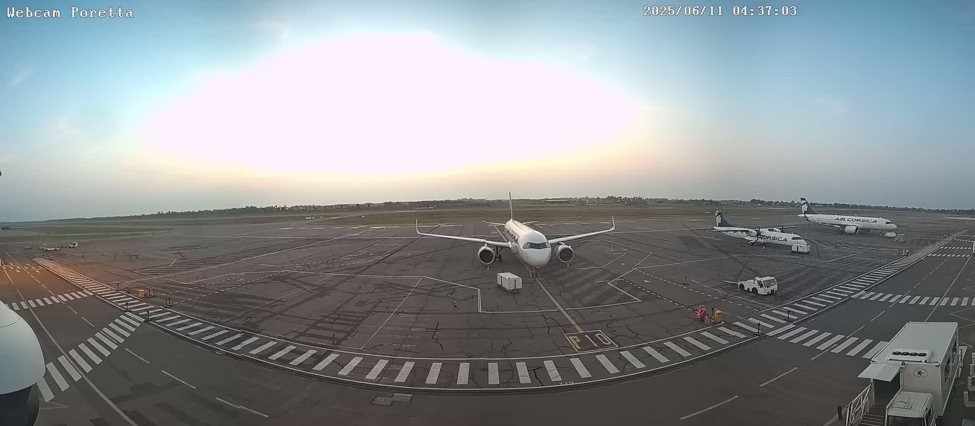 Aeroport Bastia Poretta Airport Live Cam BIA/LFKB - Bastia, Haute-Corse, Corse, France