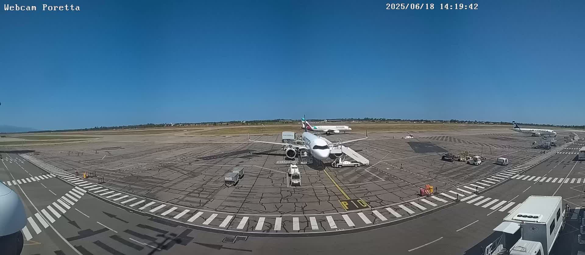 Aeroport Bastia Poretta Airport Live Cam BIA/LFKB - Bastia, Haute-Corse, Corse, France