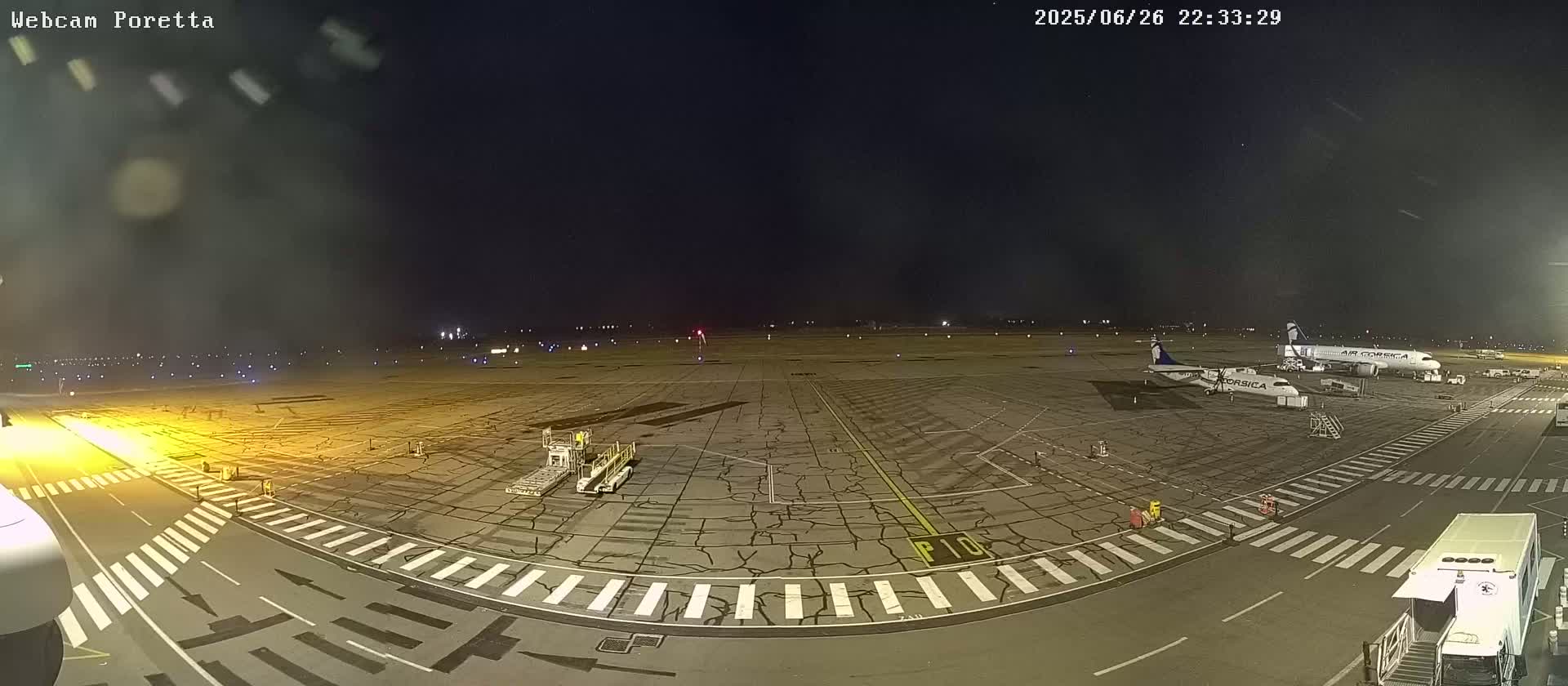 Aeroport Bastia Poretta Airport Live Cam BIA/LFKB - Bastia, Haute-Corse, Corse, France