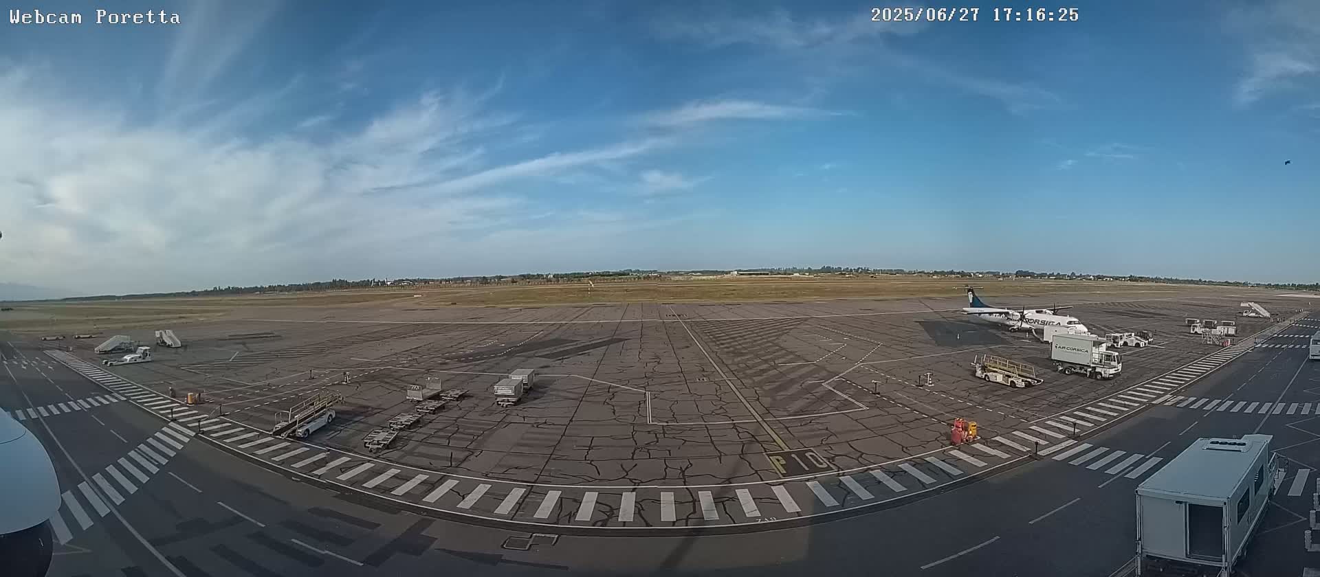 Aeroport Bastia Poretta Airport Live Cam BIA/LFKB - Bastia, Haute-Corse, Corse, France