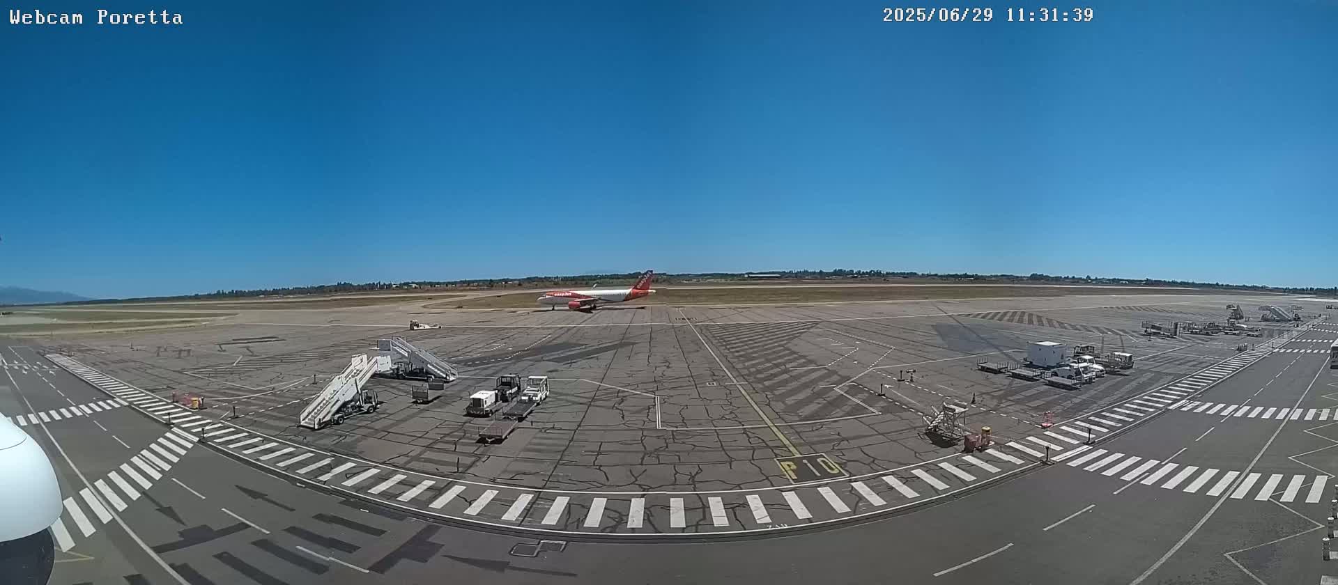 Aeroport Bastia Poretta Airport Live Cam BIA/LFKB - Bastia, Haute-Corse, Corse, France
