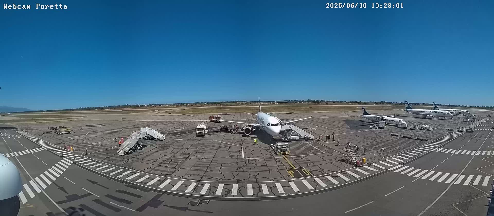 Aeroport Bastia Poretta Airport Live Cam BIA/LFKB - Bastia, Haute-Corse, Corse, France