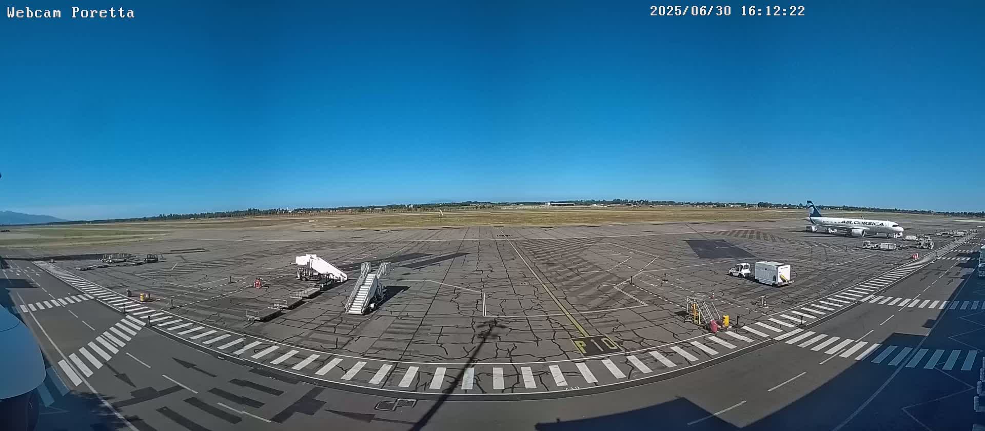 Aeroport Bastia Poretta Airport Live Cam BIA/LFKB - Bastia, Haute-Corse, Corse, France