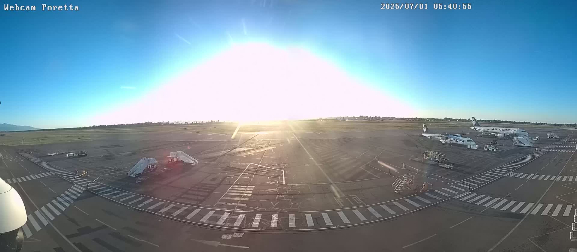 Aeroport Bastia Poretta Airport Live Cam BIA/LFKB - Bastia, Haute-Corse, Corse, France