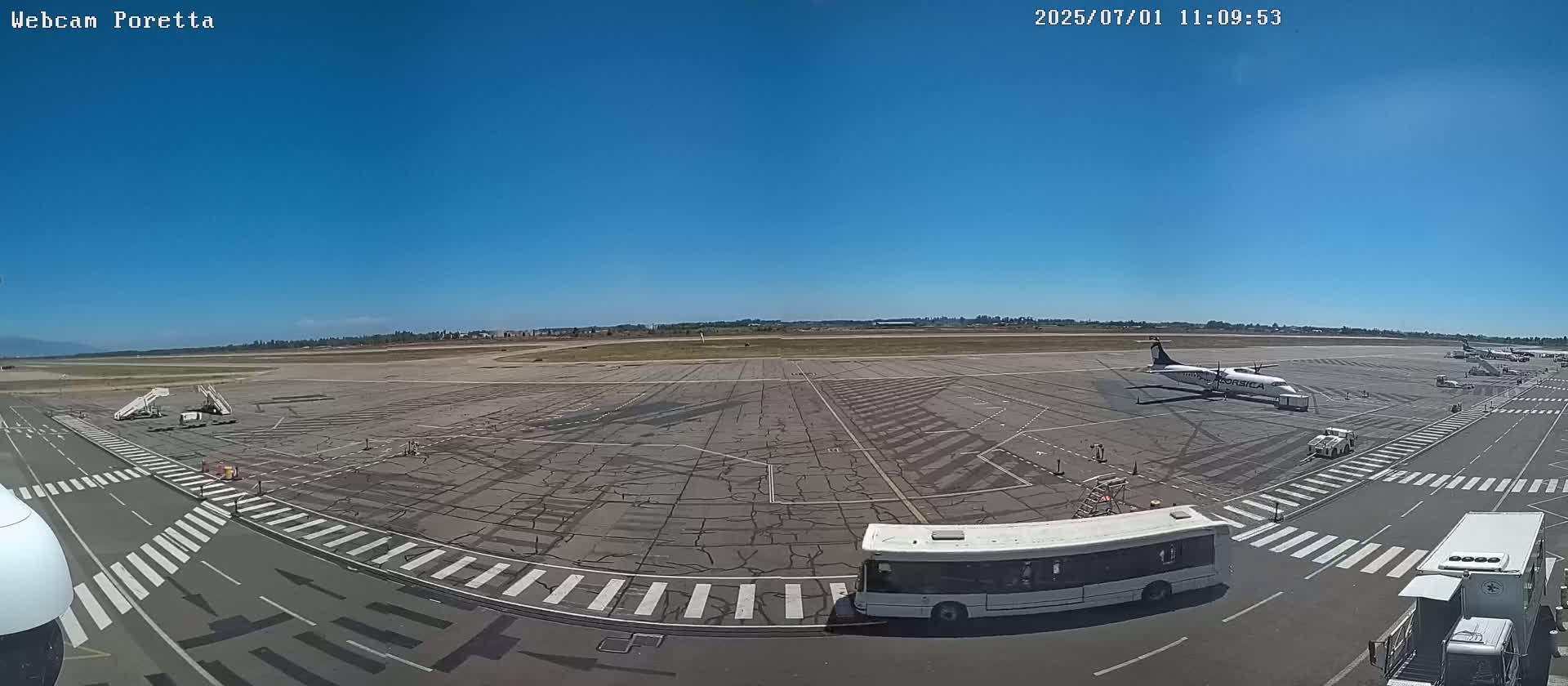 Aeroport Bastia Poretta Airport Live Cam BIA/LFKB - Bastia, Haute-Corse, Corse, France