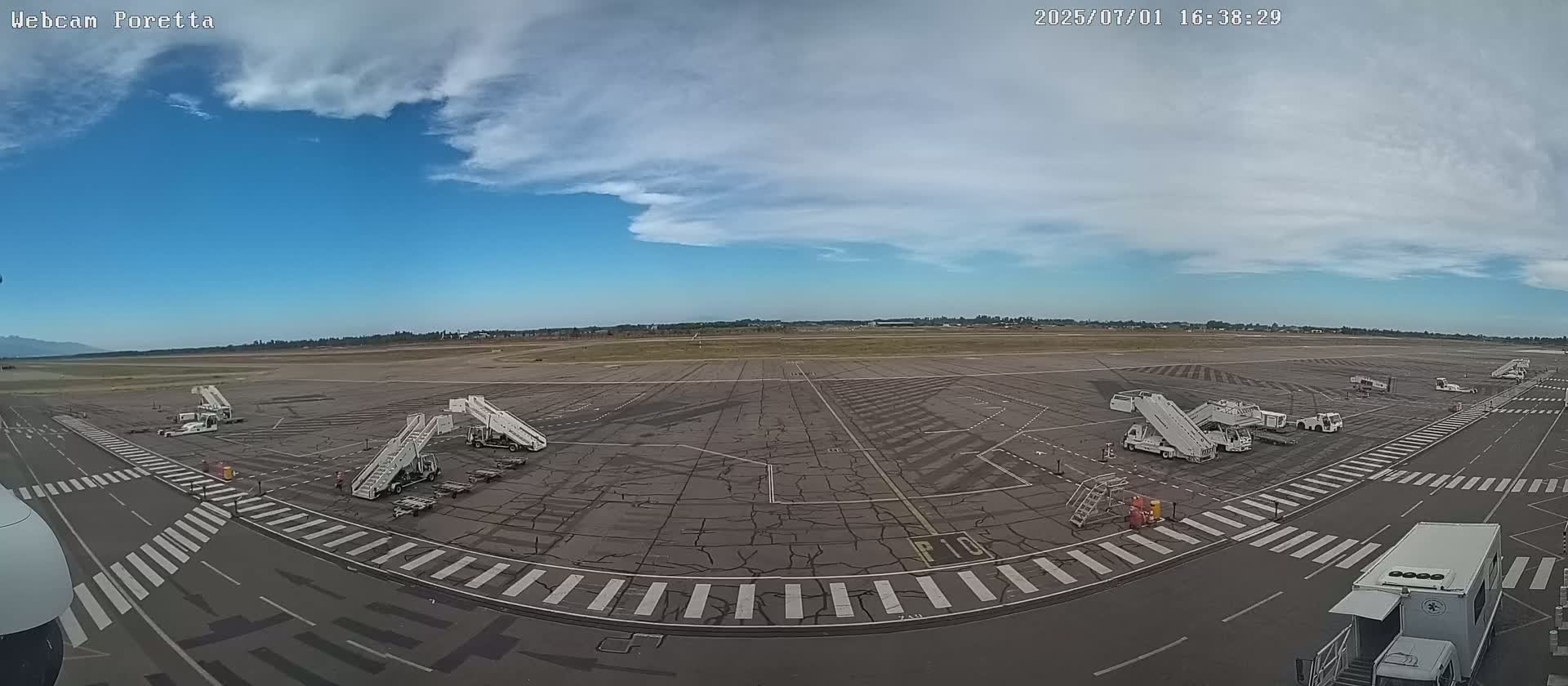 Aeroport Bastia Poretta Airport Live Cam BIA/LFKB - Bastia, Haute-Corse, Corse, France