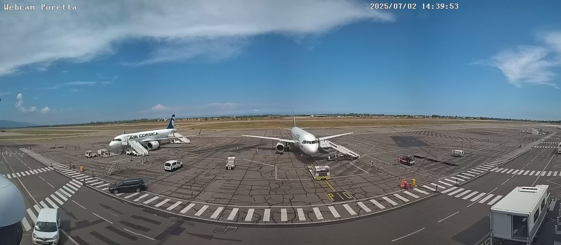 Aeroport Bastia Poretta Airport Live Cam BIA/LFKB - Bastia, Haute-Corse, Corse, France