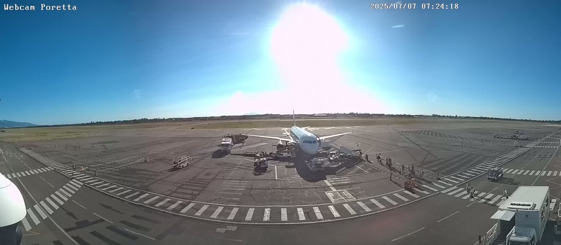 Aeroport Bastia Poretta Airport Live Cam BIA/LFKB - Bastia, Haute-Corse, Corse, France