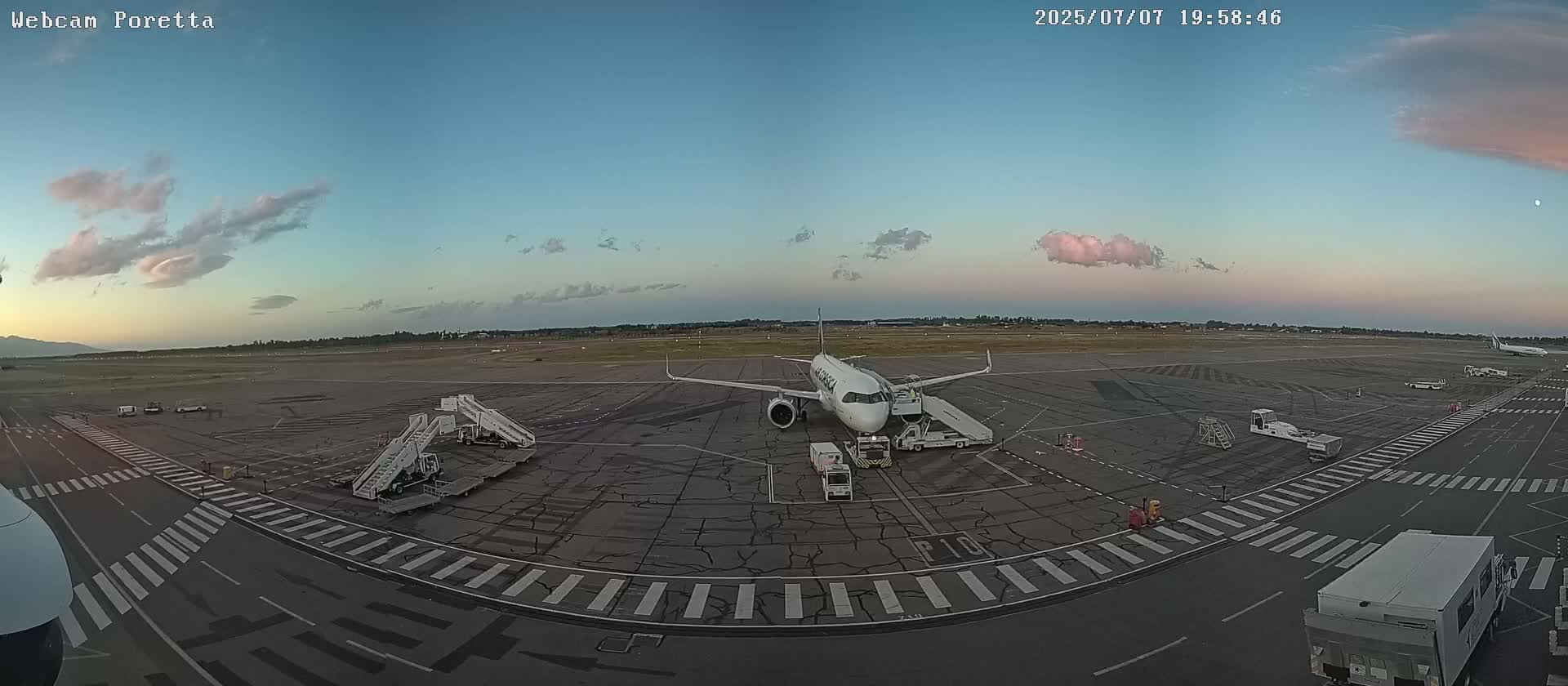 Aeroport Bastia Poretta Airport Live Cam BIA/LFKB - Bastia, Haute-Corse, Corse, France