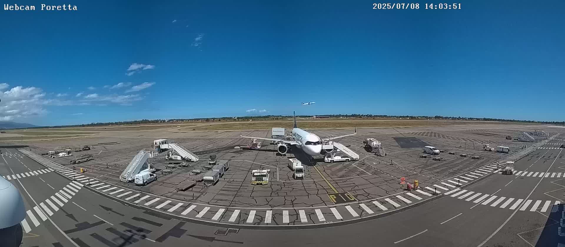 Aeroport Bastia Poretta Airport Live Cam BIA/LFKB - Bastia, Haute-Corse, Corse, France