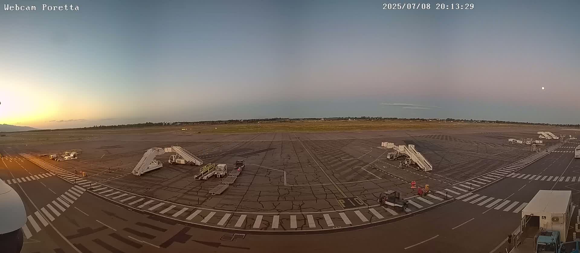 Aeroport Bastia Poretta Airport Live Cam BIA/LFKB - Bastia, Haute-Corse, Corse, France