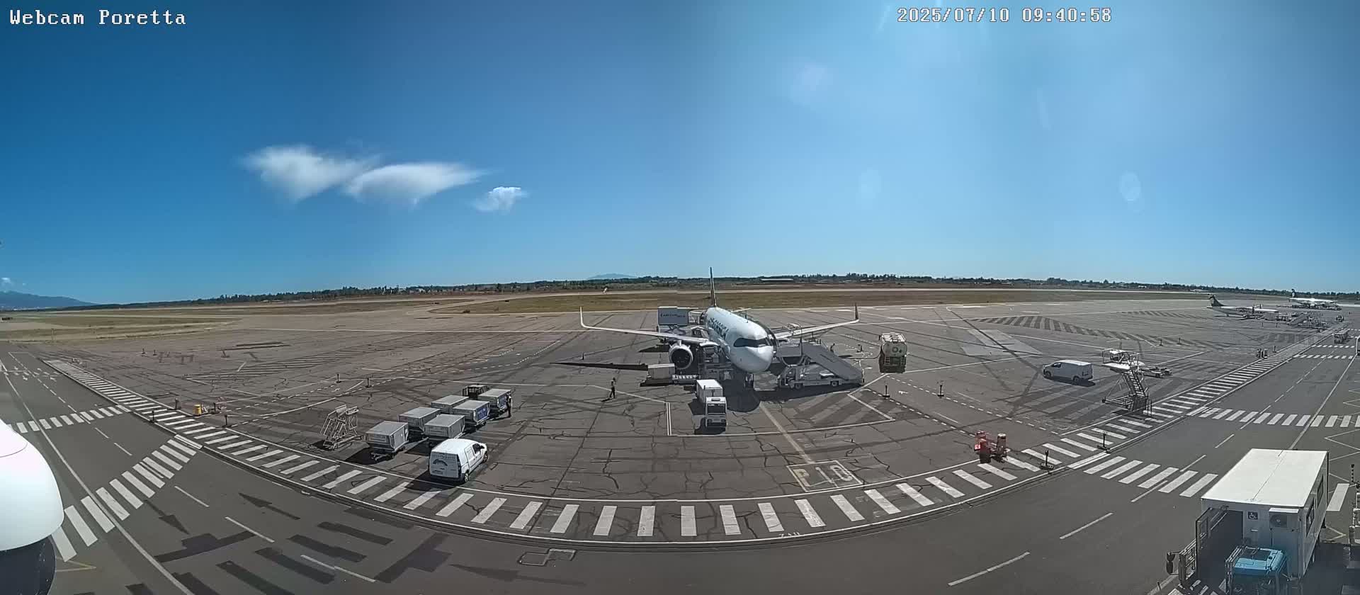 Aeroport Bastia Poretta Airport Live Cam BIA/LFKB - Bastia, Haute-Corse, Corse, France