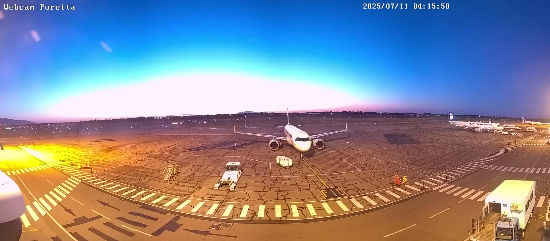 Aeroport Bastia Poretta Airport Live Cam BIA/LFKB - Bastia, Haute-Corse, Corse, France