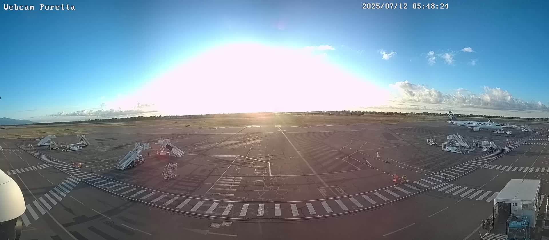 Aeroport Bastia Poretta Airport Live Cam BIA/LFKB - Bastia, Haute-Corse, Corse, France