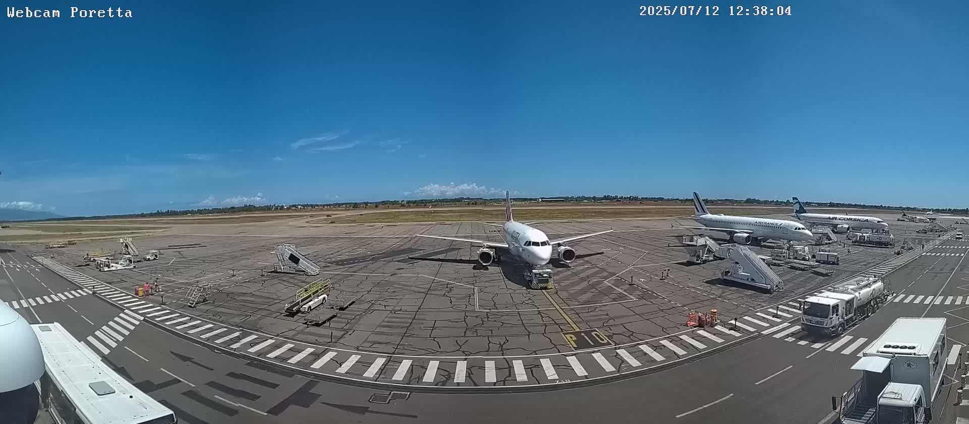 Aeroport Bastia Poretta Airport Live Cam BIA/LFKB - Bastia, Haute-Corse, Corse, France