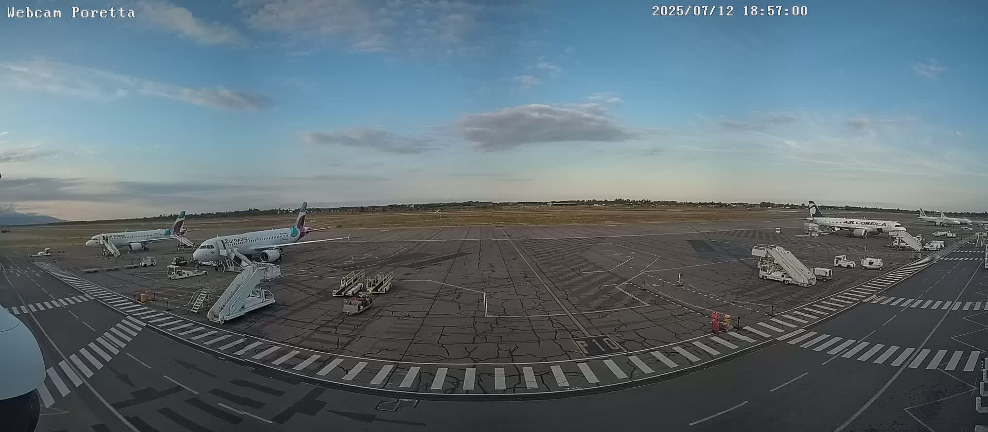 Aeroport Bastia Poretta Airport Live Cam BIA/LFKB - Bastia, Haute-Corse, Corse, France