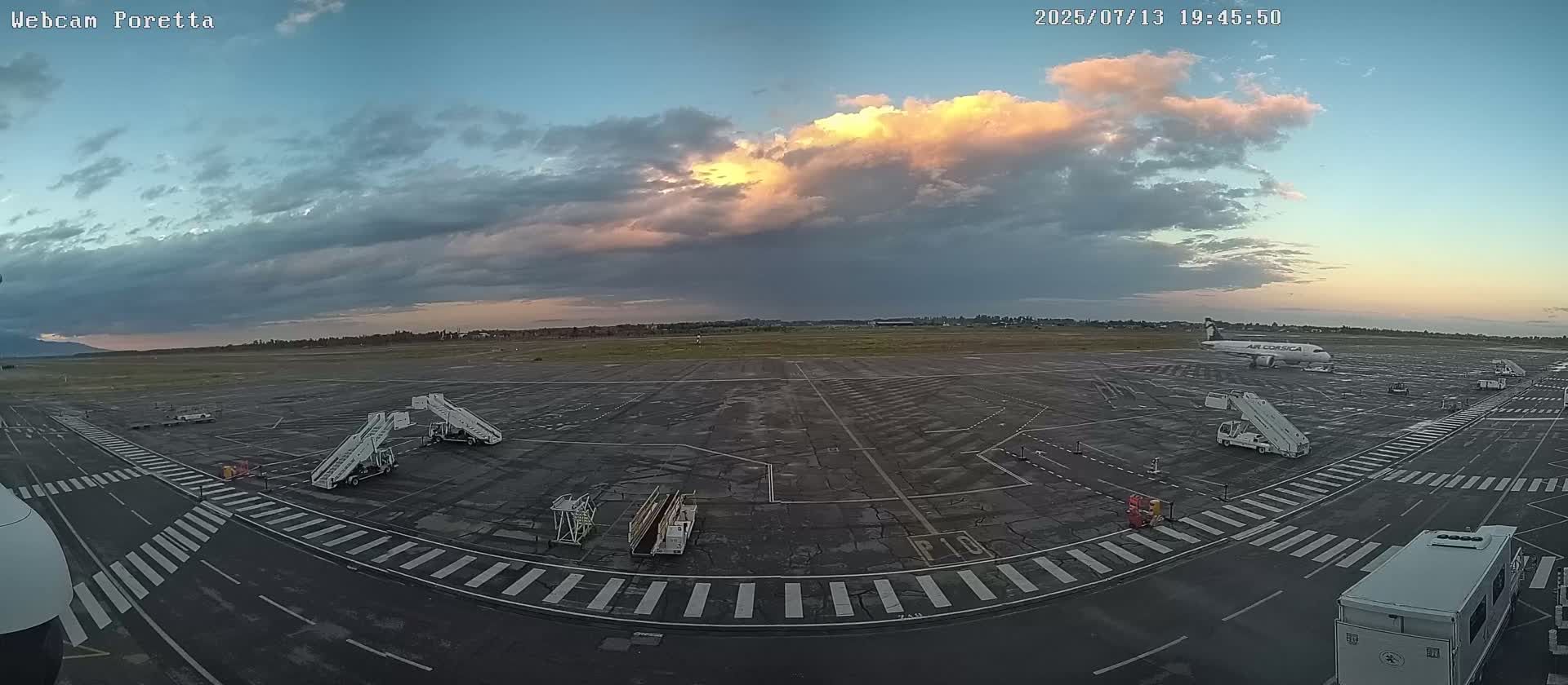 Aeroport Bastia Poretta Airport Live Cam BIA/LFKB - Bastia, Haute-Corse, Corse, France