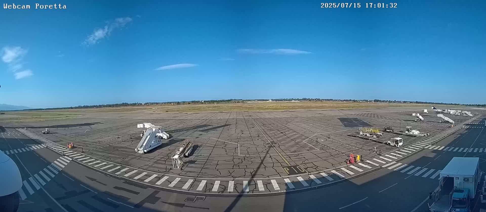 Aeroport Bastia Poretta Airport Live Cam BIA/LFKB - Bastia, Haute-Corse, Corse, France