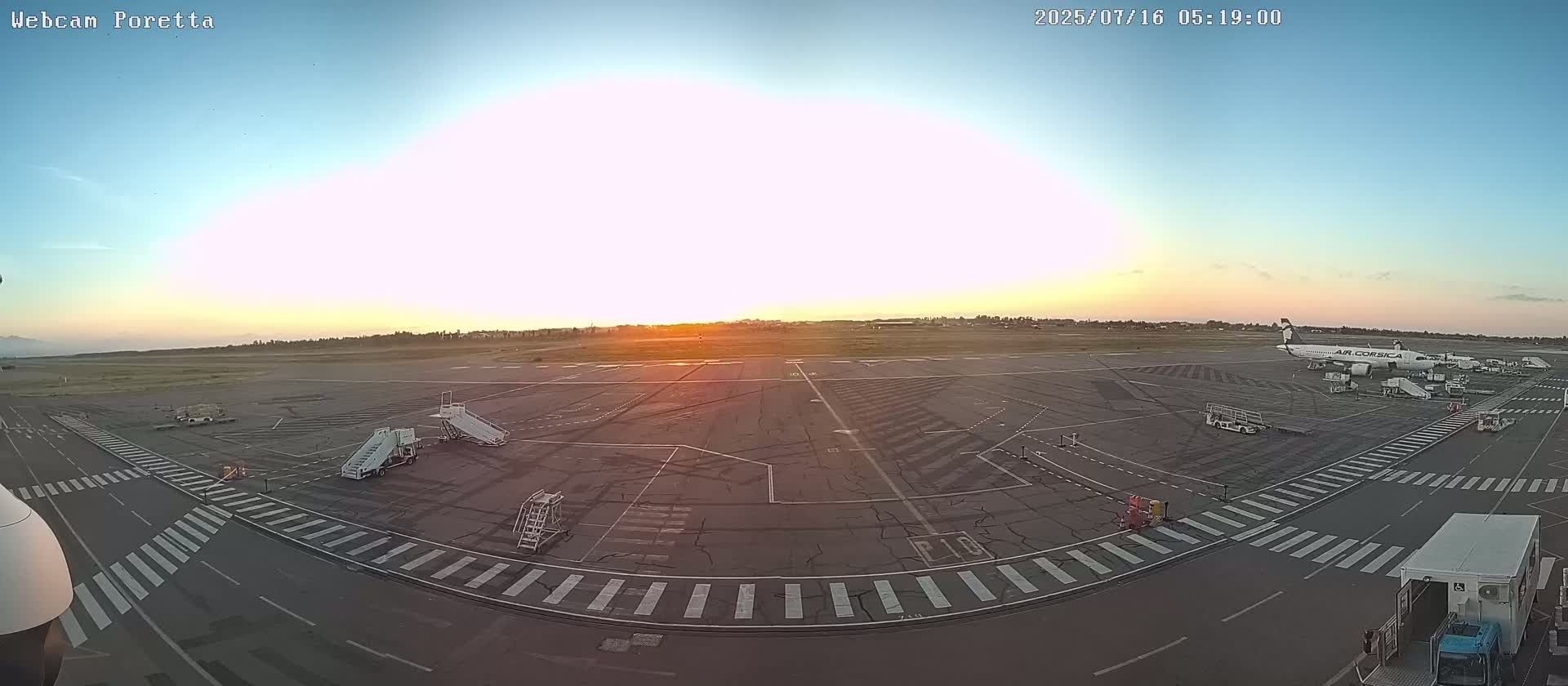 Aeroport Bastia Poretta Airport Live Cam BIA/LFKB - Bastia, Haute-Corse, Corse, France