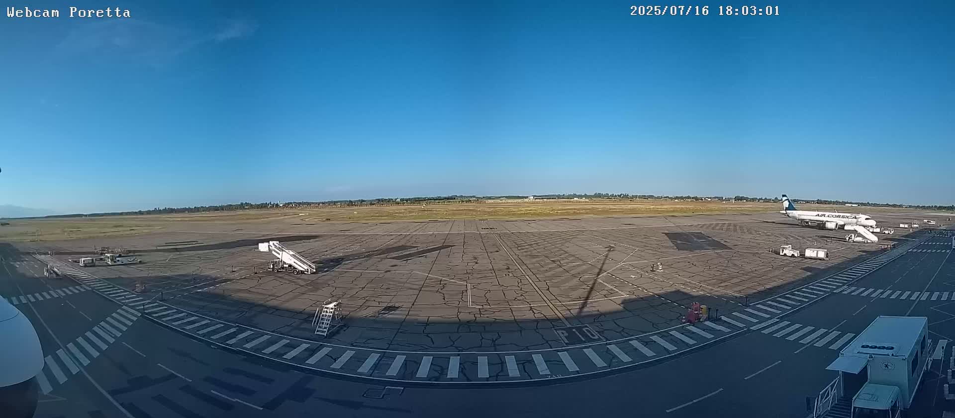 Aeroport Bastia Poretta Airport Live Cam BIA/LFKB - Bastia, Haute-Corse, Corse, France