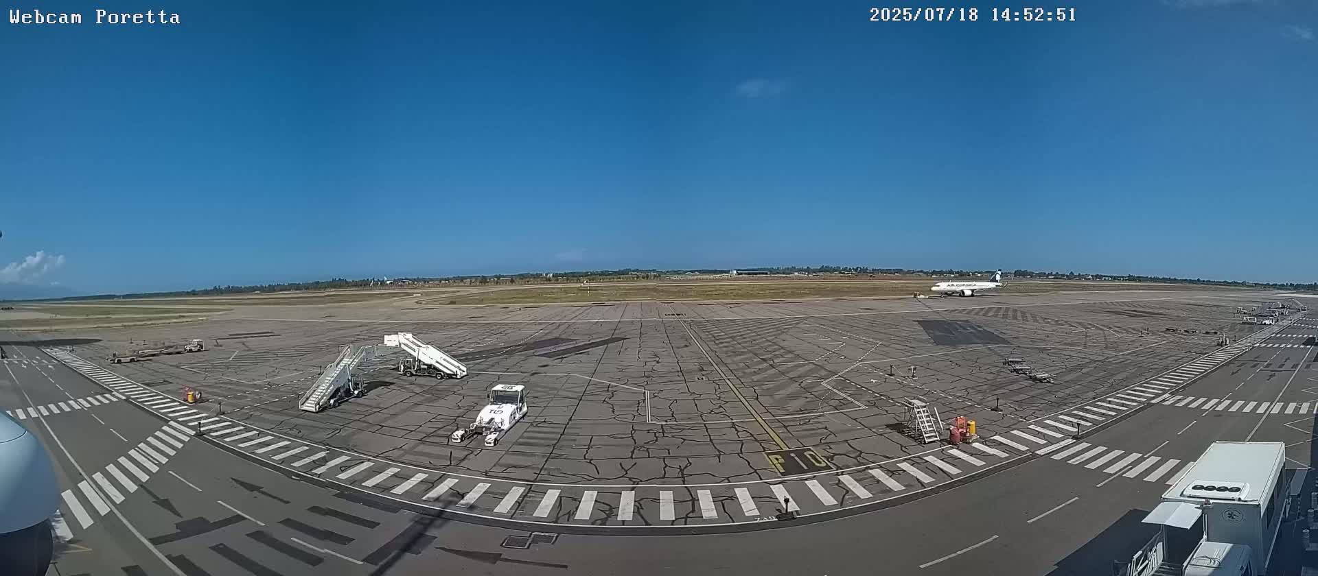 Aeroport Bastia Poretta Airport Live Cam BIA/LFKB - Bastia, Haute-Corse, Corse, France