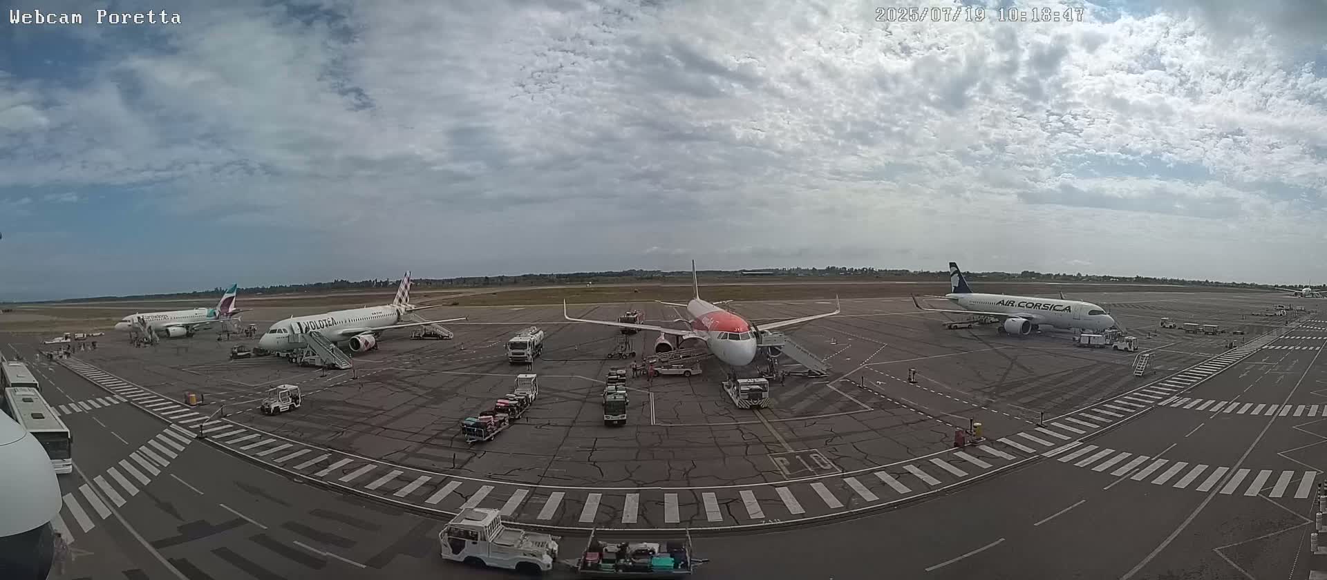 Aeroport Bastia Poretta Airport Live Cam BIA/LFKB - Bastia, Haute-Corse, Corse, France