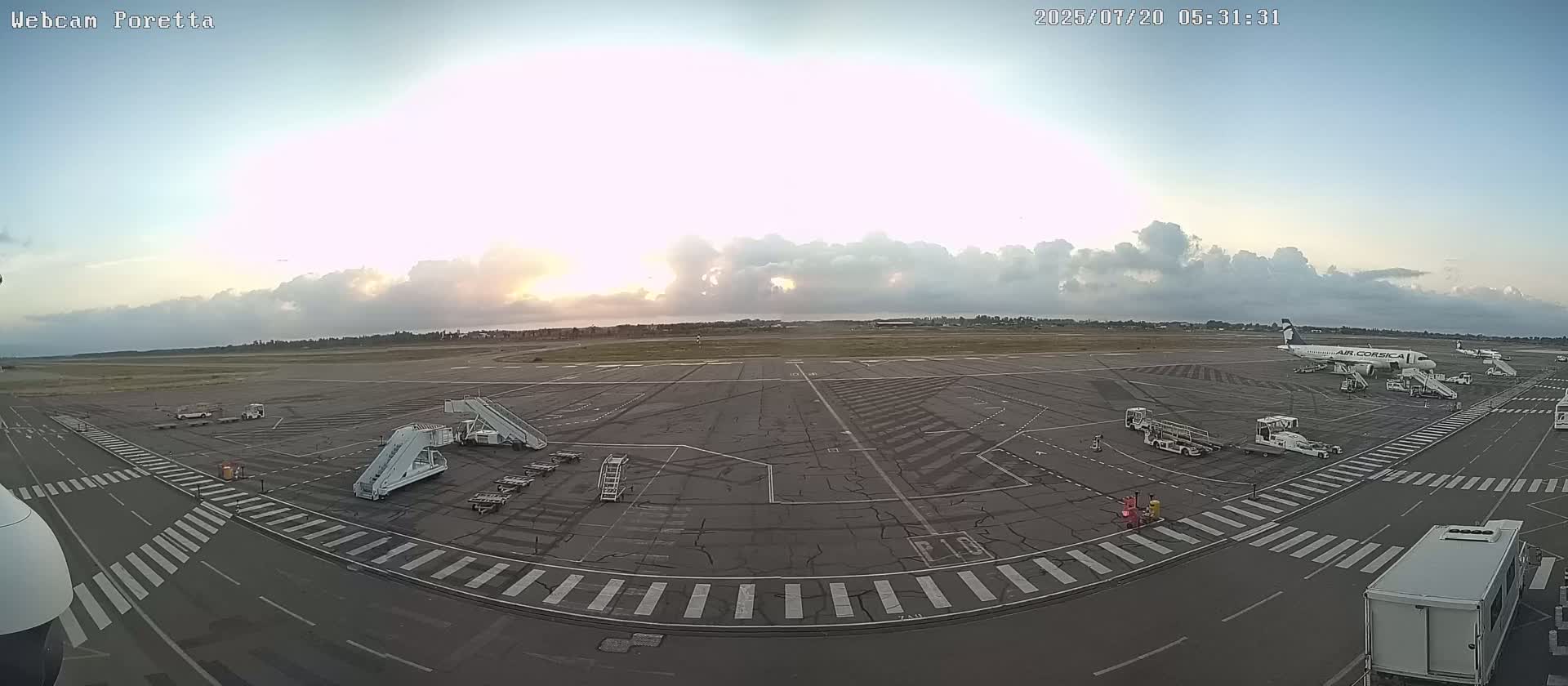 Aeroport Bastia Poretta Airport Live Cam BIA/LFKB - Bastia, Haute-Corse, Corse, France