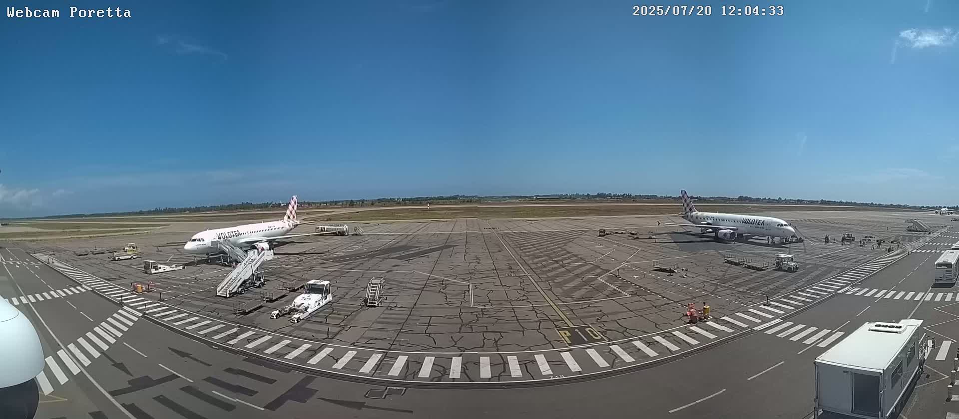 Aeroport Bastia Poretta Airport Live Cam BIA/LFKB - Bastia, Haute-Corse, Corse, France