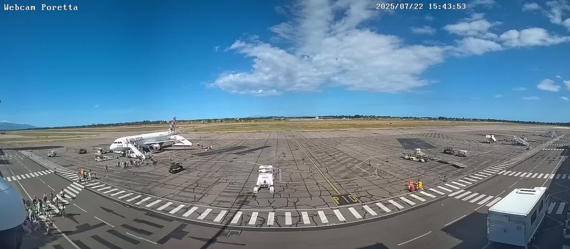Aeroport Bastia Poretta Airport Live Cam BIA/LFKB - Bastia, Haute-Corse, Corse, France