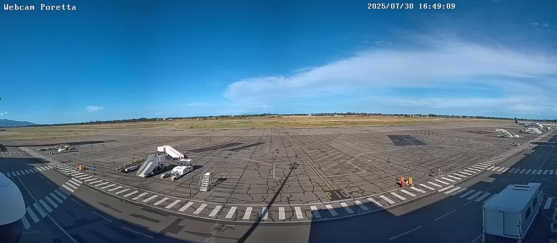 Aeroport Bastia Poretta Airport Live Cam BIA/LFKB - Bastia, Haute-Corse, Corse, France