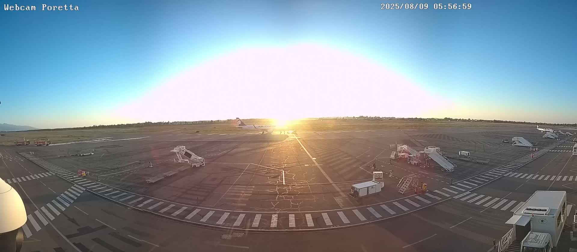 Aeroport Bastia Poretta Airport Live Cam BIA/LFKB - Bastia, Haute-Corse, Corse, France