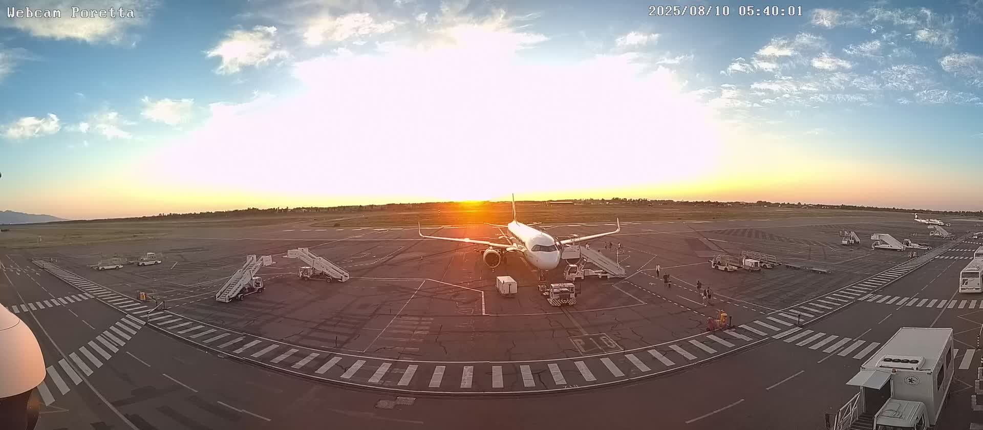 Aeroport Bastia Poretta Airport Live Cam BIA/LFKB - Bastia, Haute-Corse, Corse, France