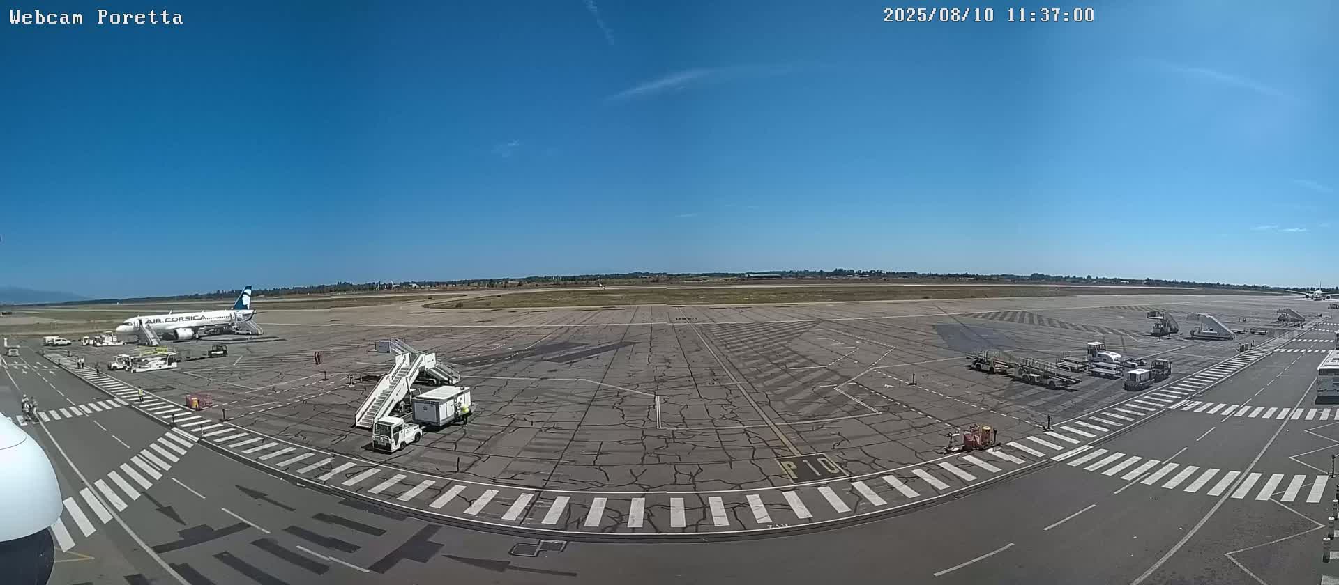 Aeroport Bastia Poretta Airport Live Cam BIA/LFKB - Bastia, Haute-Corse, Corse, France