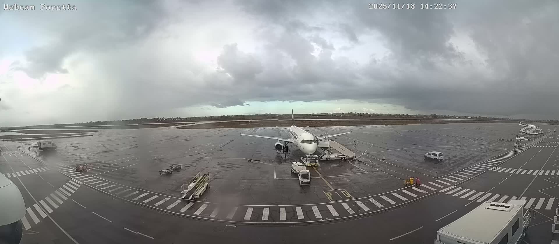 Aeroport Bastia Poretta Airport Live Cam BIA/LFKB - Bastia, Haute-Corse, Corse, France